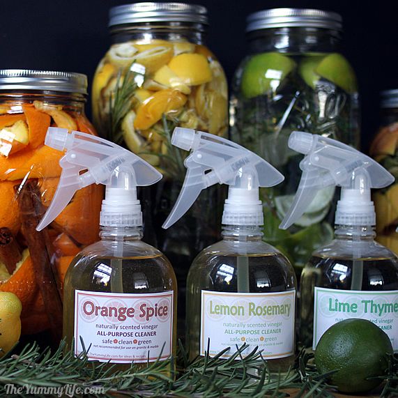 Non Toxic Herbal Citrus Vinegar Cleaners