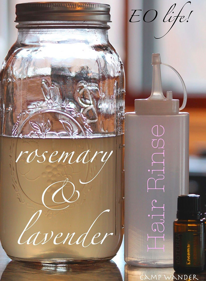 How To Make A Rosemary Lavender Hair Rinse