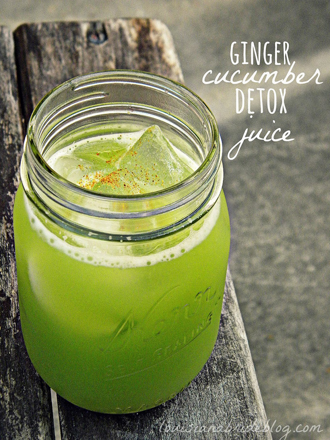 How To Make A Healthy Ginger Cucumber Detox Juice