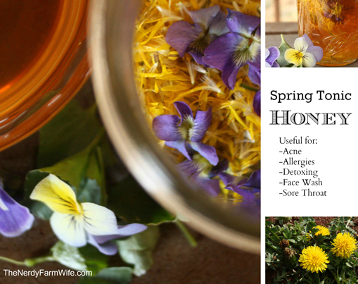 How To Make Spring Tonic Honey
