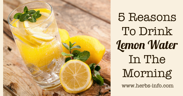 5 Reasons To Drink Lemon Water In The Morning