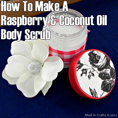 How To Make A Raspberry Coconut Oil Body Scrub