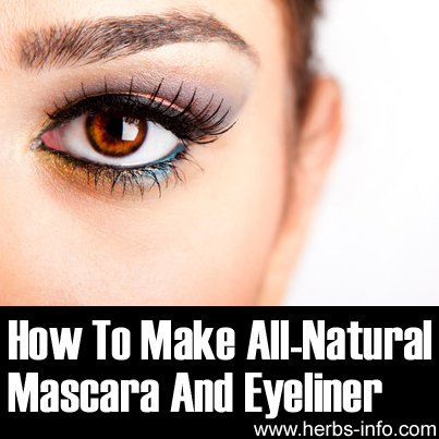 How To Make All-Natural Mascara And Eyeliner