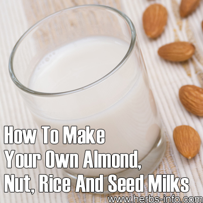 How To Make Your Own Almond Nut and Seed Milks