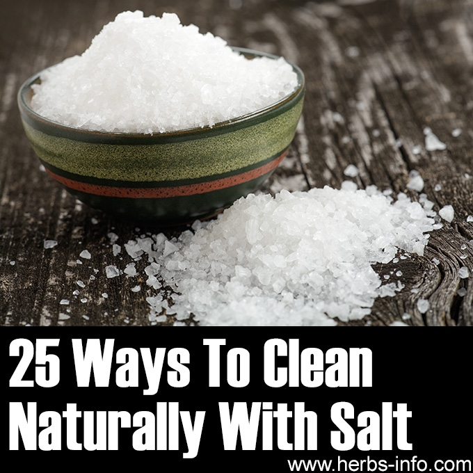 25 Ways To Clean Naturally With Salt