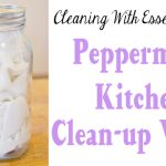 How To Make Reusable Peppermint Kitchen Wipes