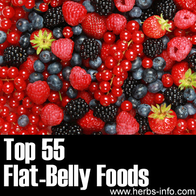 Top 55 Flat-Belly Foods