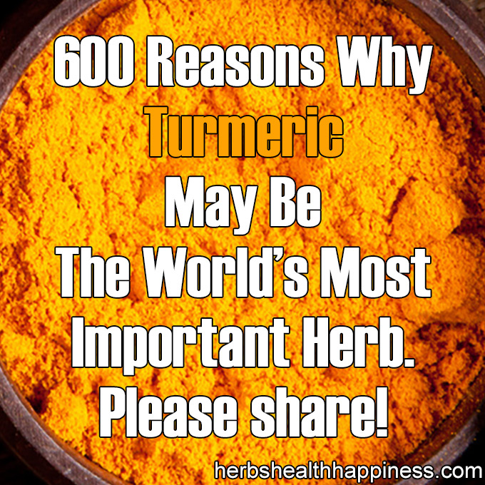 600 Reasons Turmeric May Be The World's Most Important Herb
