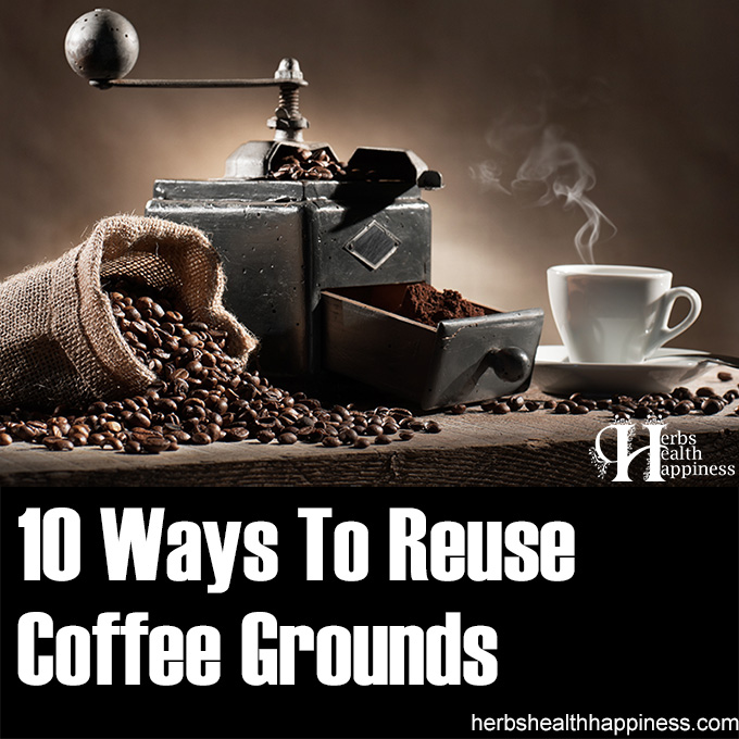 10 Ways To Reuse Coffee Grounds