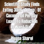 Scientific Study Finds Coconut Oil Decreases Obesity