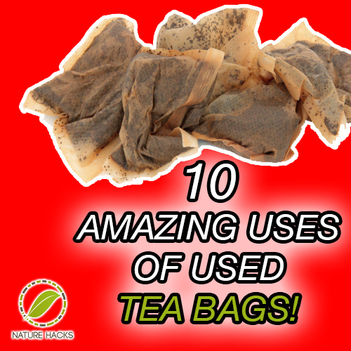 10 Amazing Uses Of Used Tea Bags