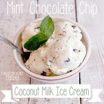 How To Make Mint Choc Chip Coconut Milk Ice Cream (Dairy Free)