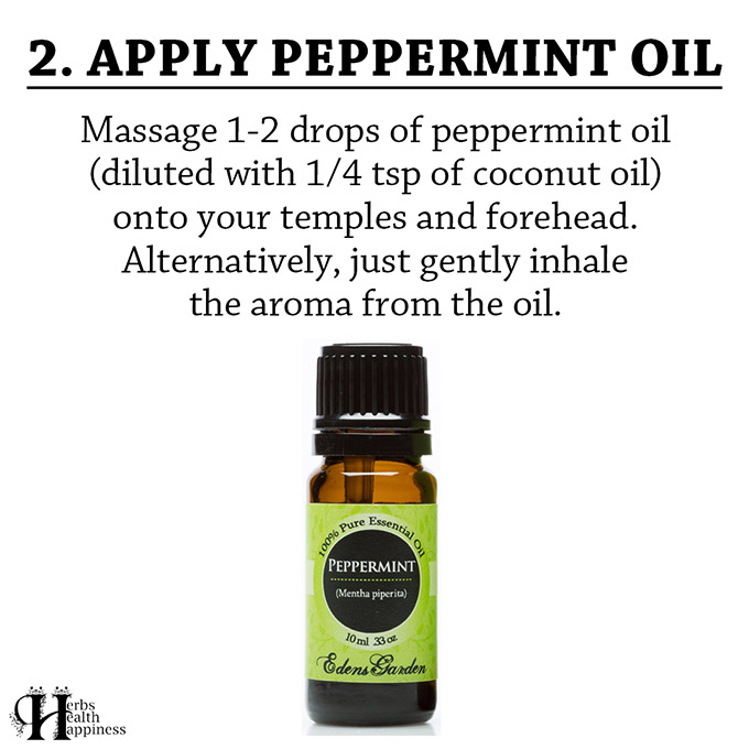 Apply Peppermint Oil