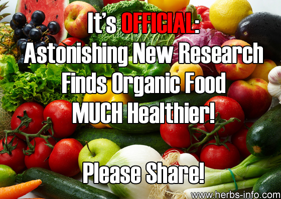 It's Official New Research Finds Organic Food MUCH Healthier
