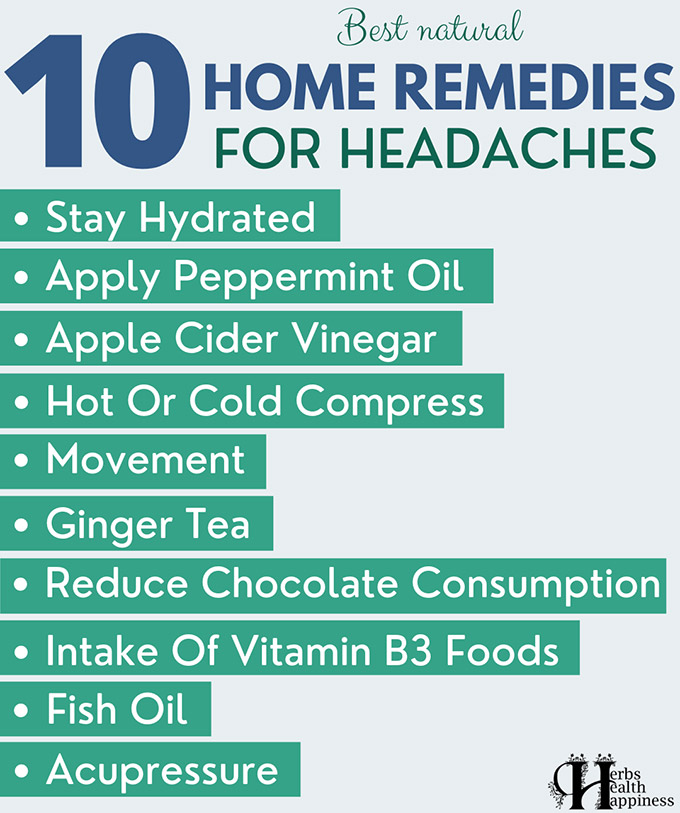 Top 10 Home Remedies for Headaches