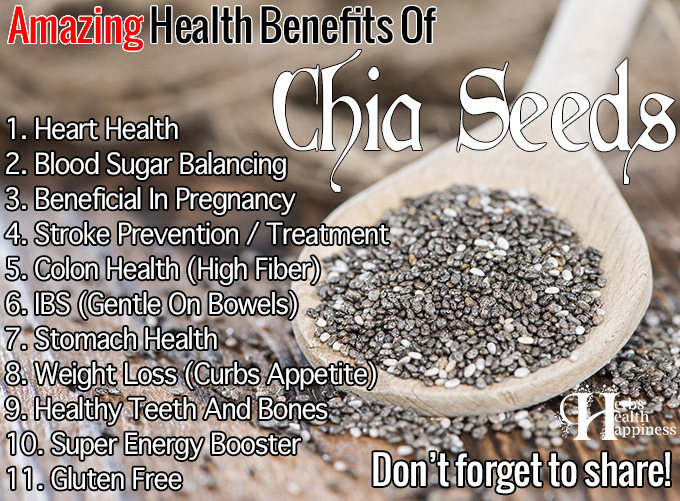 Amazing Health Benefits Of Chia Seeds