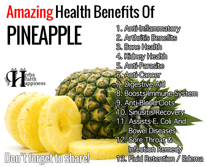 Amazing Health Benefits Of Pineapple