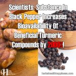 Substance In Black Pepper Increases Bioavailability Of Beneficial Turmeric Compounds by 2000%