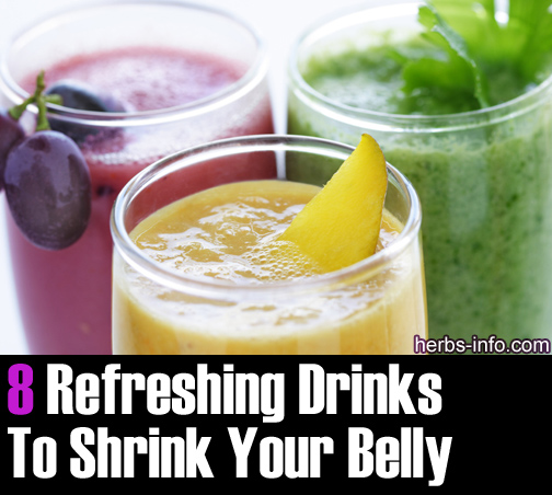 8 Refreshing Drinks To Shrink Your Belly
