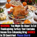 WARNING: You Might Be About To Eat Thanksgiving Turkey That Contains Insane Size-Enhancing Drug BANNED In 29 Countries!