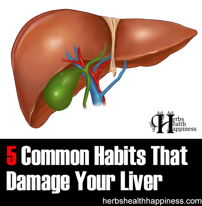 5 Common Habits That Damage Your Liver