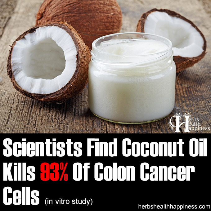 Scientists Find Coconut Oil Kills 93 Percent Of Colon Cancer Cells