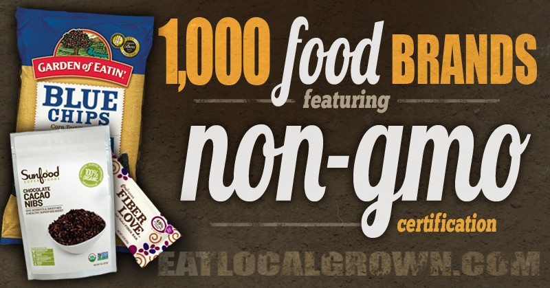 1,000 Food Brands that are Verified NON-GMO