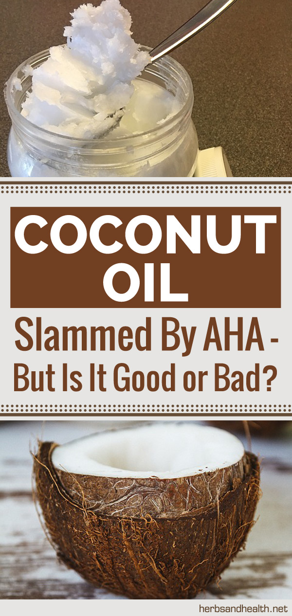 Coconut Oil Slammed By AHA - But Is It Good Or Bad?