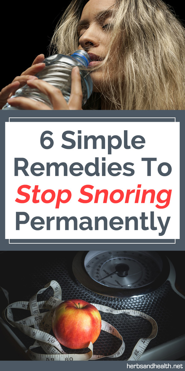 6 Simple Remedies To Stop Snoring Permanently