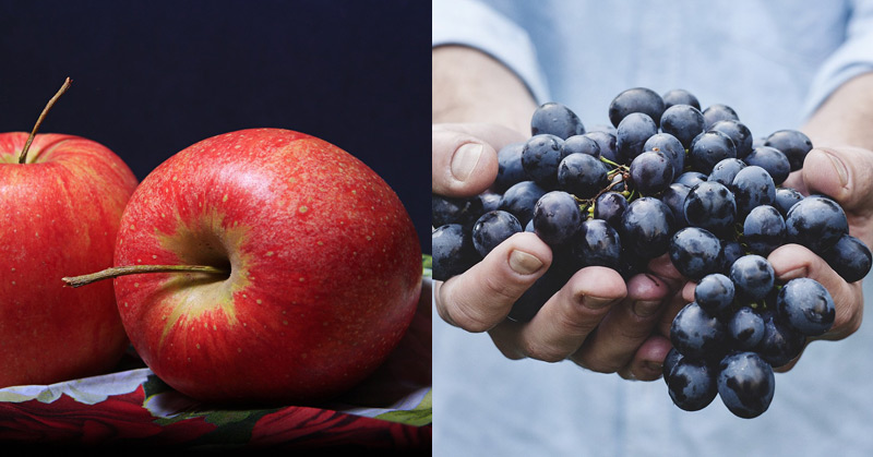 Nutrients In Apples And Grapes Found To Halt The Systemic Inflammation That Causes Cancer