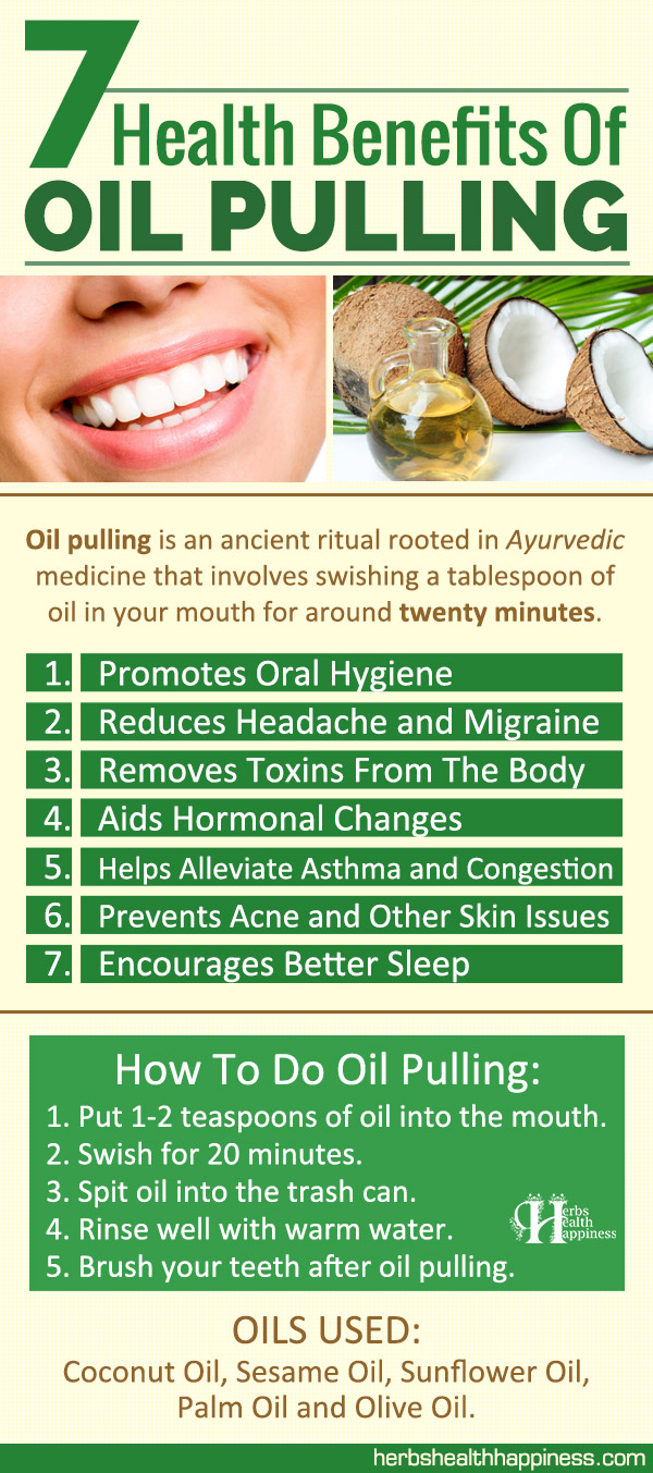 7 Health Benefits Of Oil Pulling