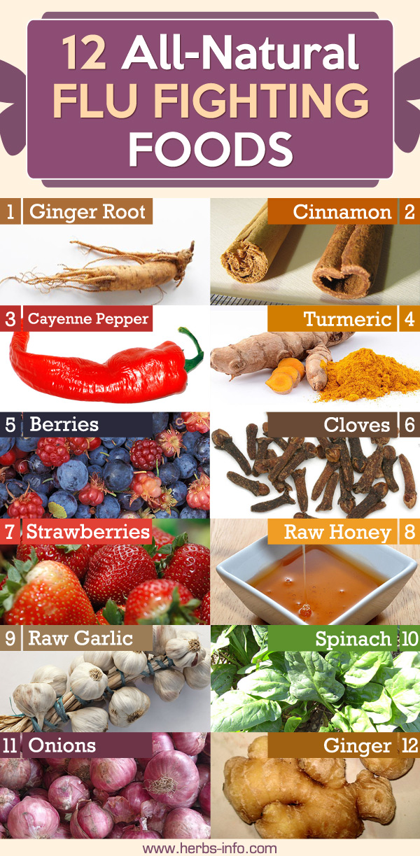 Top 12 All-Natural Flu Fighting Foods