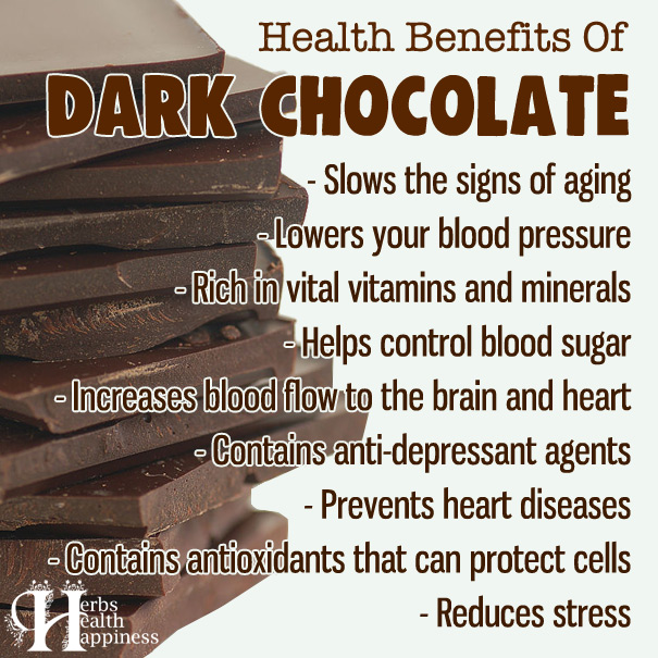 Health Benefits Of Dark Chocolate