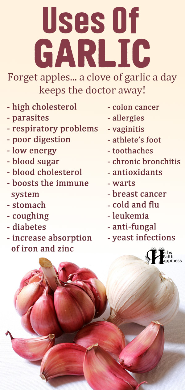 Uses Of Garlic