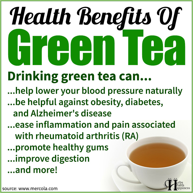 Health Benefits Of Green Tea