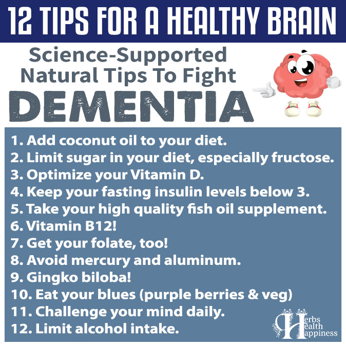 12 Tips For A Healthy Brain - Science-Supported Natural Tips To Fight Dementia