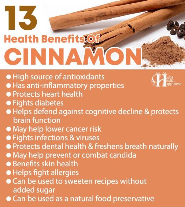 13 Health Benefits Of Cinnamon