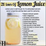 Uses And Health Benefits Of Lemon Juice