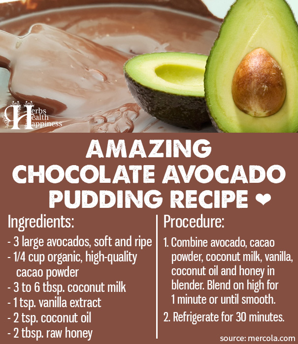 Amazing Chocolate Avocado Pudding