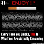 Every Time You Smoke, This Is What You Are Actually Consuming