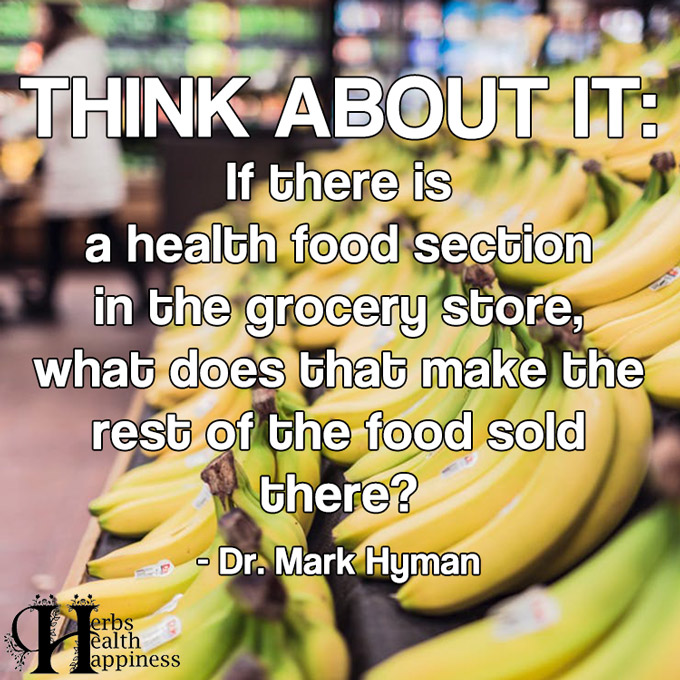 Think About It If There Is A Health Food Section