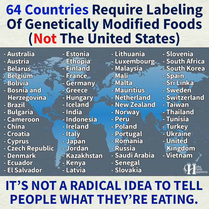 64 Countries Require Labeling