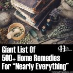 Giant List Of 500+ Home Remedies (All Free Tutorials!)