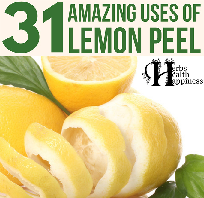 31 Amazing uses For Lemon Peel