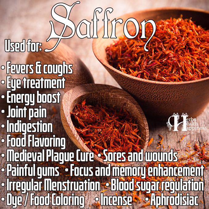 Uses and Benefits of Saffron