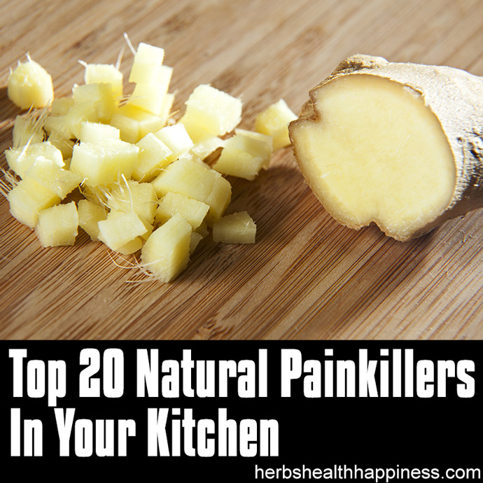 Top 20 Natural Painkillers In Your Kitchen