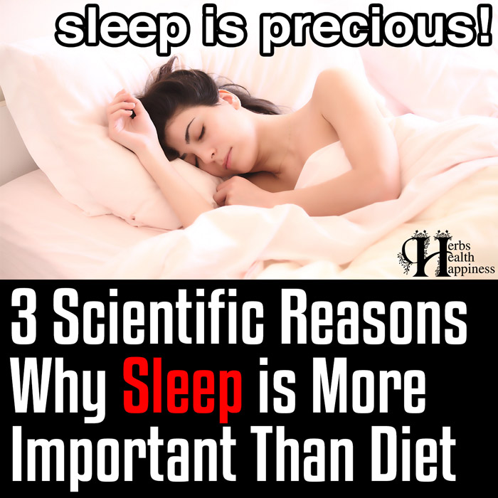 3 Scientific Reasons Why Sleep is More Important Than Diet (Plus 3 Tips For Better Sleep)