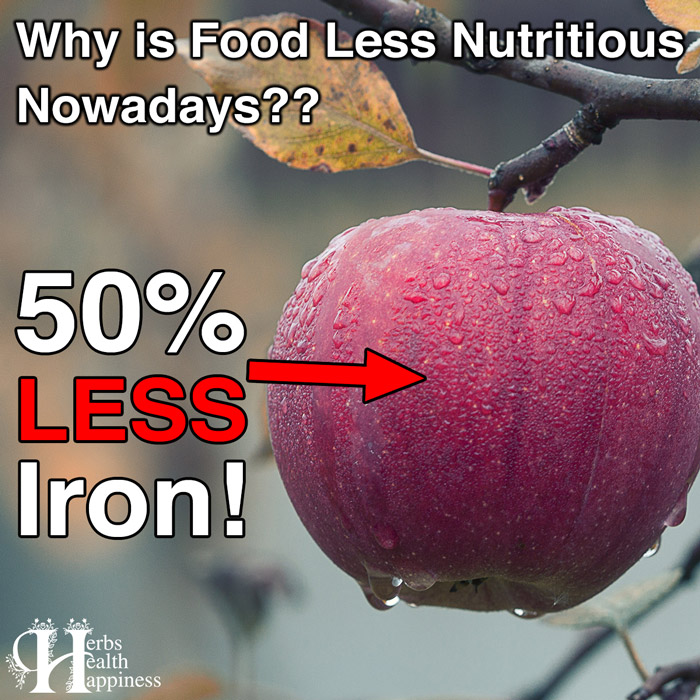 Did You Know That Food Is Not As Nutritious As It Used To Be? - Here's Why [FULL REPORT]