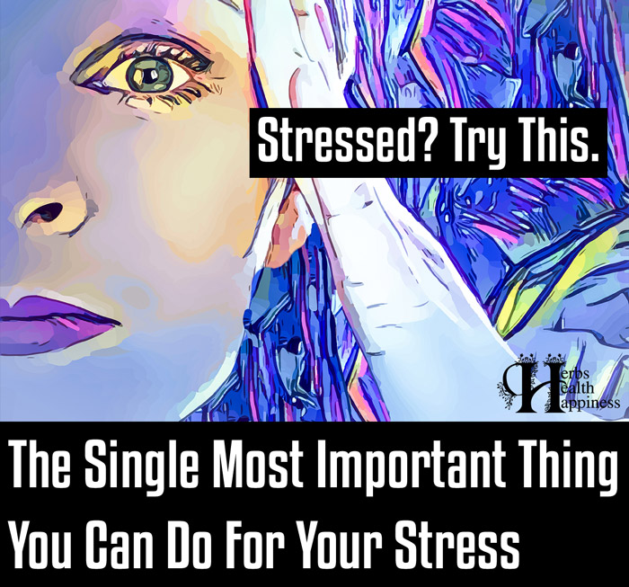 The Single Most Important Thing You Can Do For Your Stress