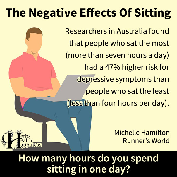 The Negative Health Effects Of Too Much Sitting